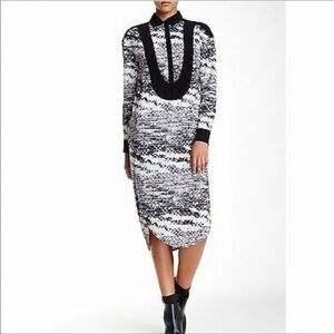 L.A.M.B Crepe Shirt Dress